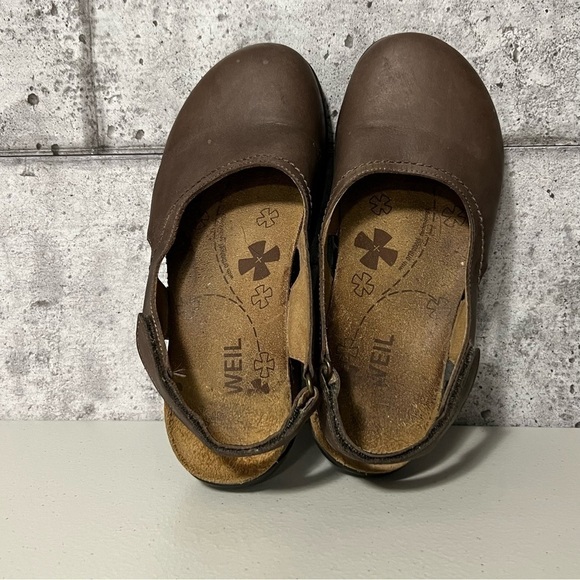 Dr. Andrew Weil Lucia Slingback Leather Mule - Picture 5 of 14